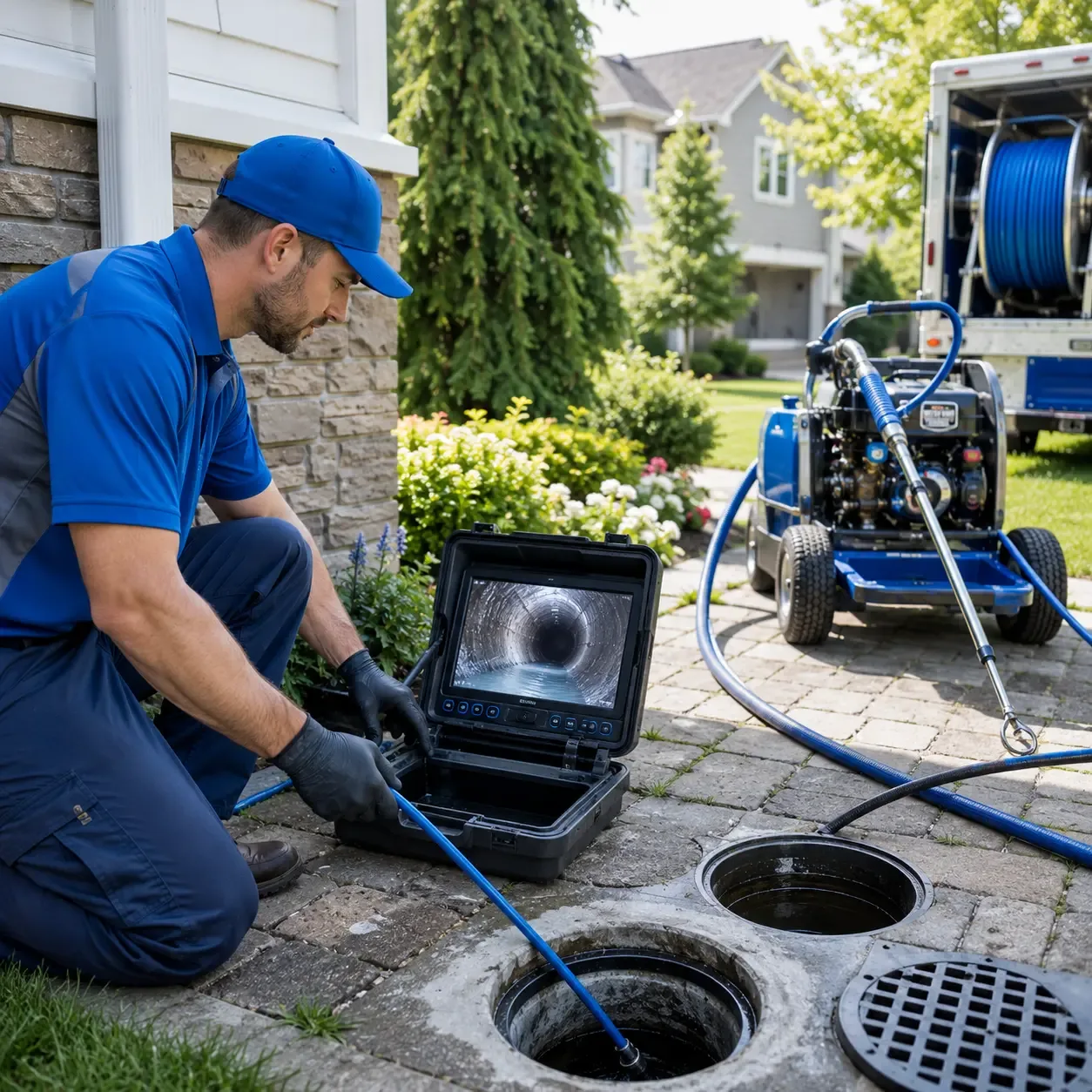 Outdoor drain cleaning professionals serving Cromwell, CT
